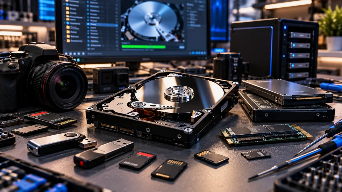 Recupero Dati da Hard Disk, SSD, microSD, USB e Fotocamere