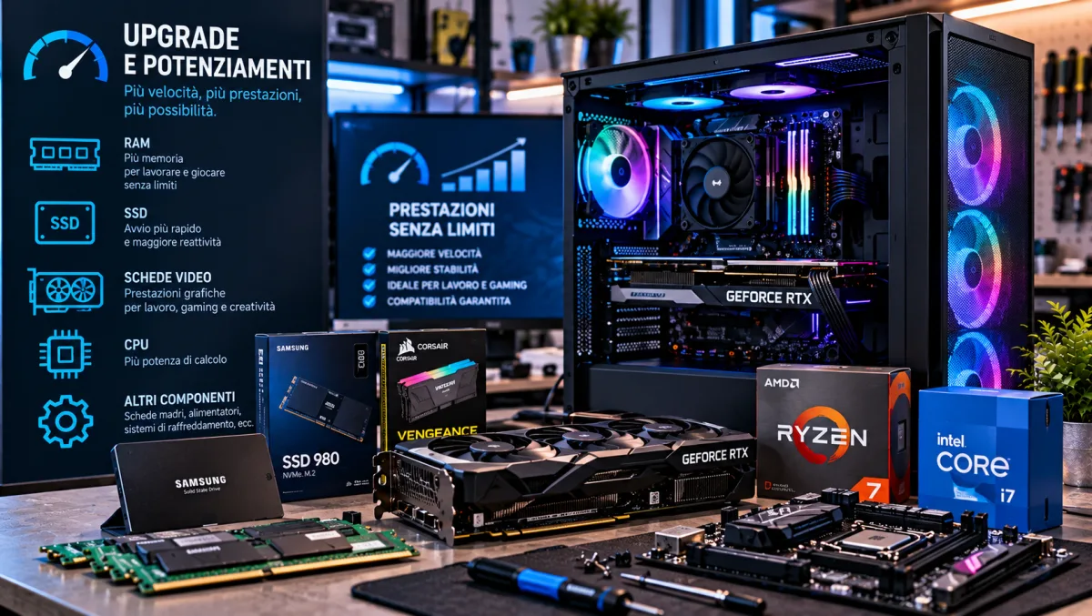 Upgrade e Potenziamenti (RAM, SSD, Schede Video)